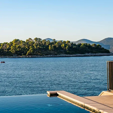 Seafront Villa Draga With Heated Infinity Pool Mali Iz Exterior photo