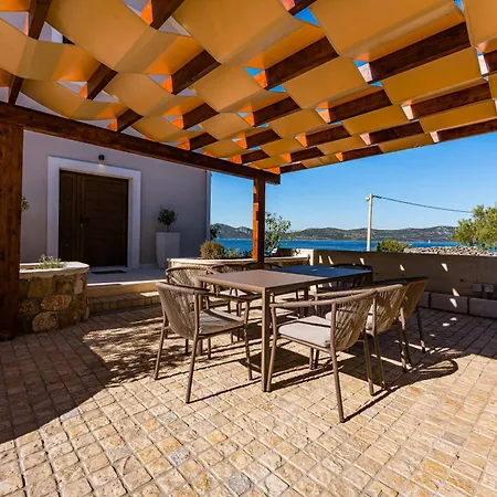 Seafront Villa Draga With Heated Infinity Pool Mali Iz Exterior photo