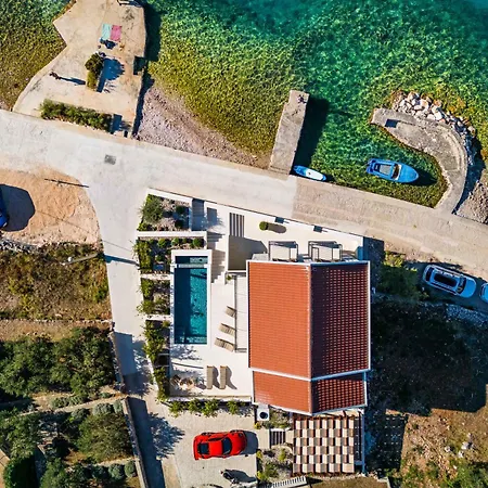 Seafront Villa Draga With Heated Infinity Pool Mali Iz Exterior photo